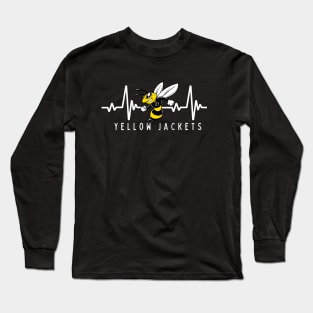 Yellow Jackets Heartline Long Sleeve T-Shirt